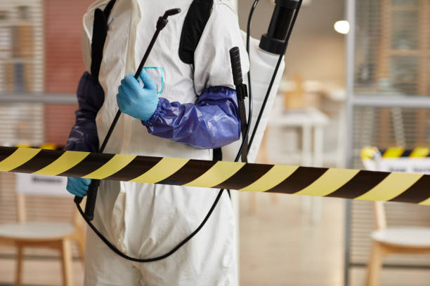 Professional Blood Cleanup technician working in Fairview, CA
